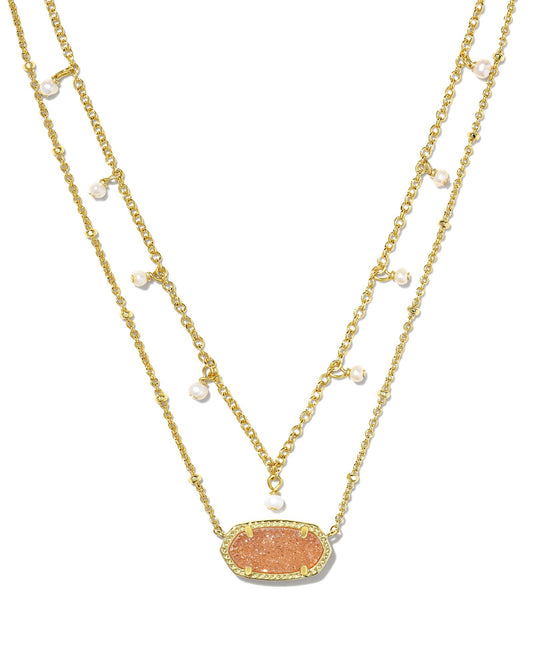 Elisa Pearl Multi Strand Necklace