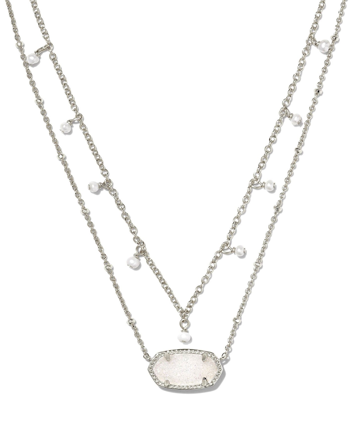 Elisa Pearl Multi Strand Necklace