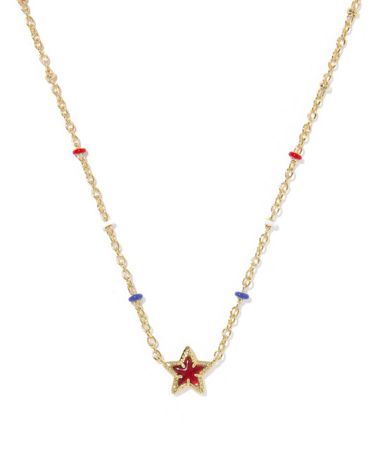Mini Cassidy Gold Short Pendant Necklace