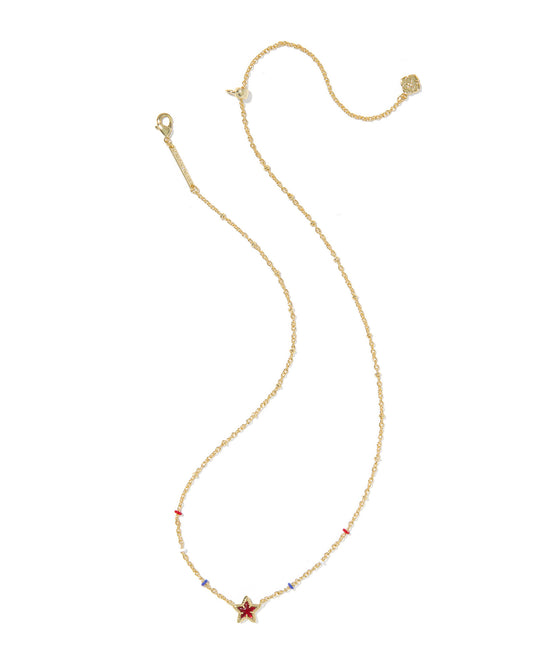 Mini Cassidy Gold Short Pendant Necklace