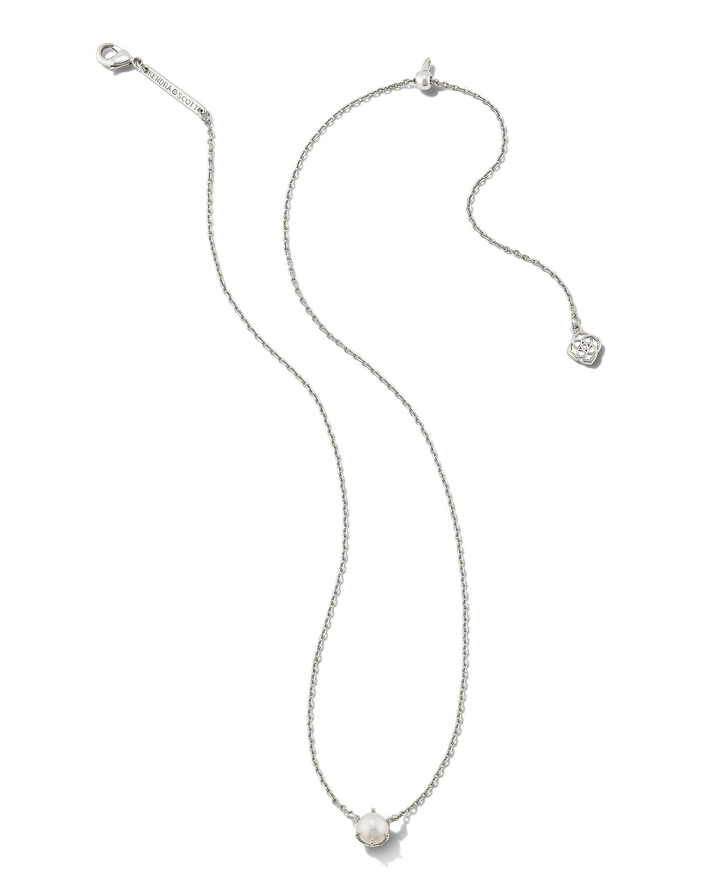 Ashton Silver Pendant Necklace in Freshwater Cultured Pearl