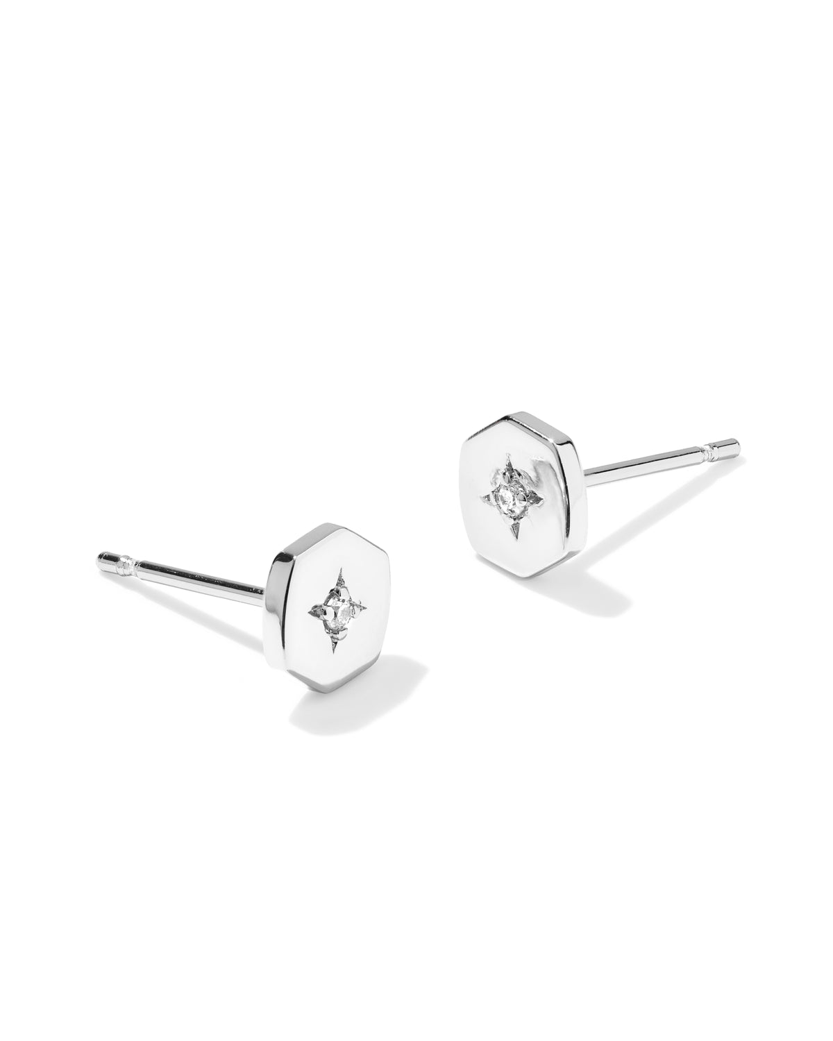 Arlene Stud Earring Set | Silver