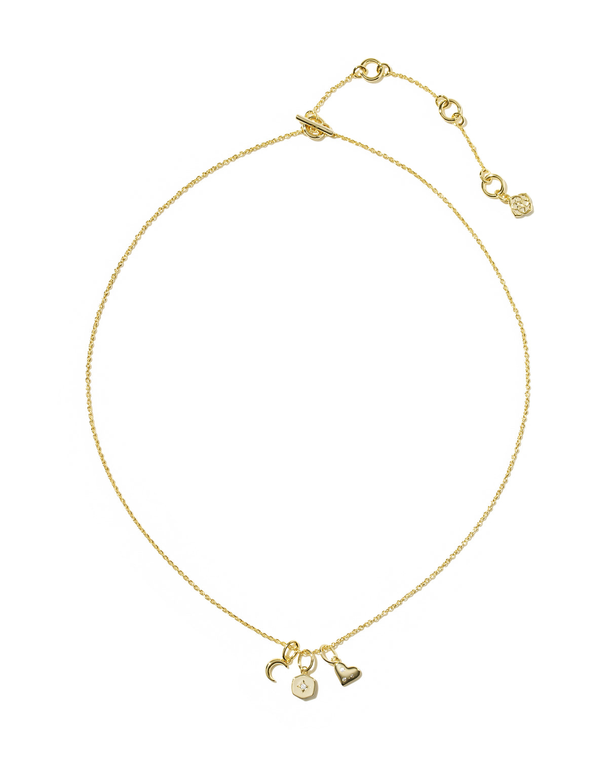 Arlene Charm Necklace | Gold