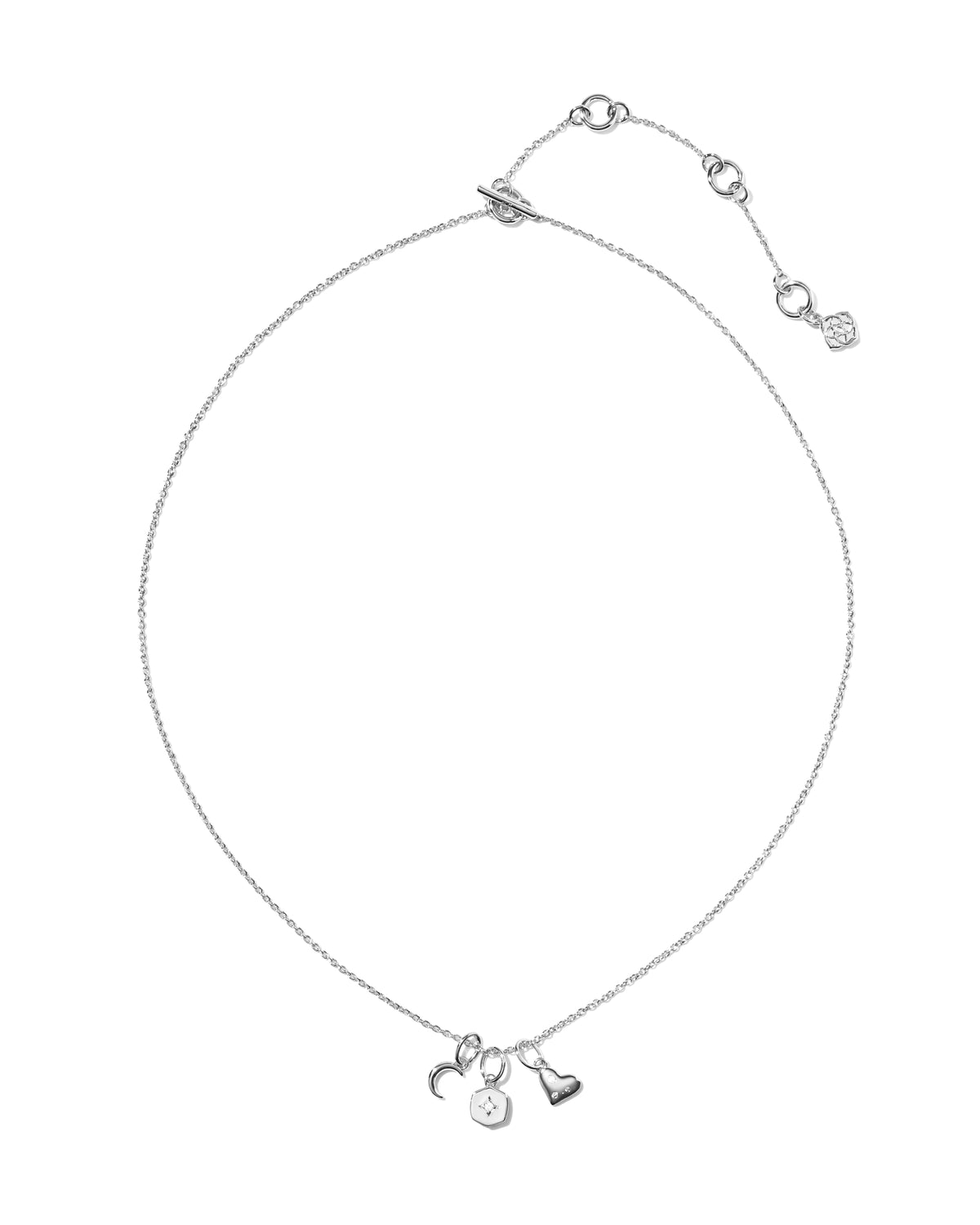 Arlene Charm Necklace | Silver