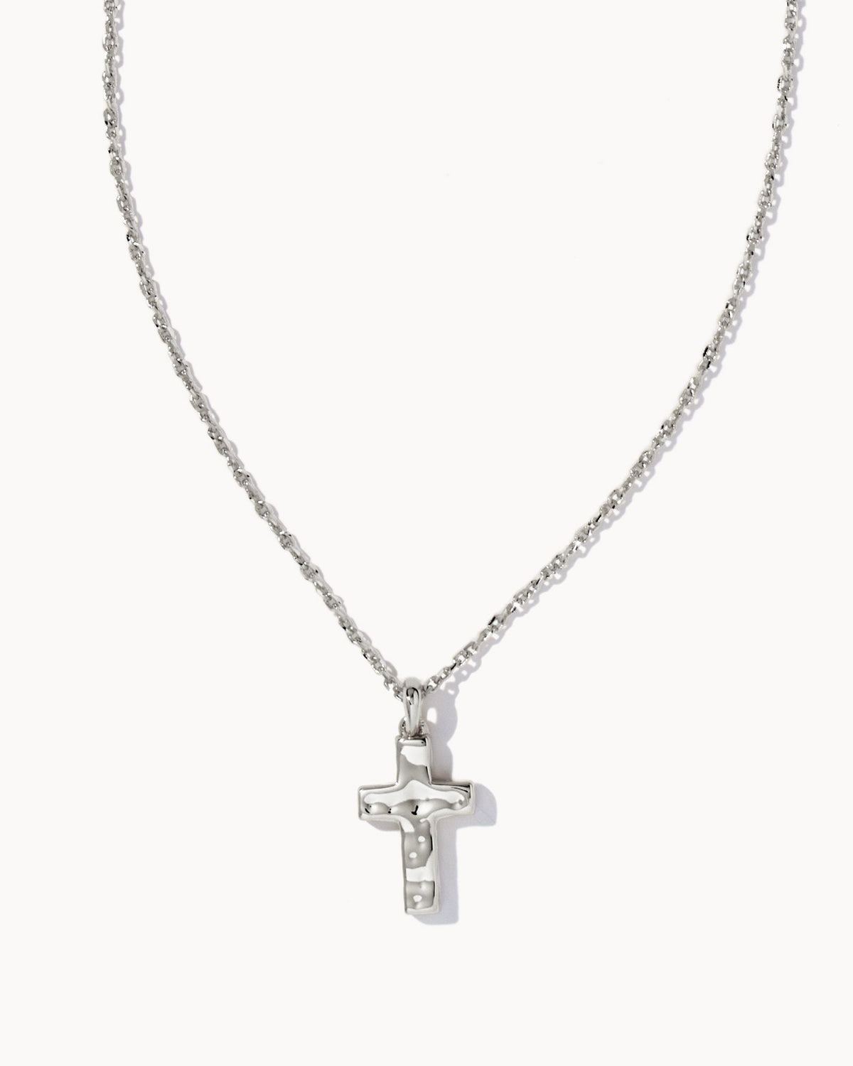 Cross Pendant Necklace | Silver