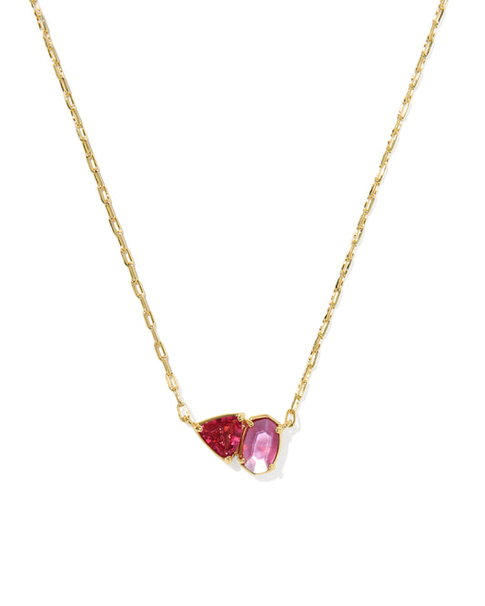 Tatum Gold Short Pendant Necklace
