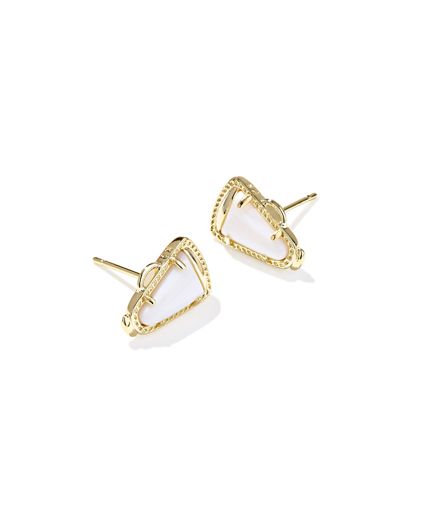 Cheer Gold Stud Earrings